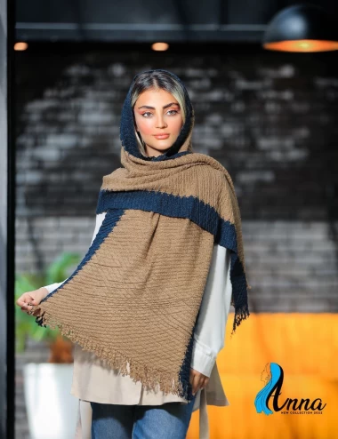شال بافت ریشه دار عرض 60 کد 5820
