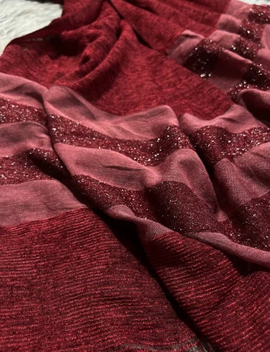 شال مخمل کبریتی دستک لمه کد 5537