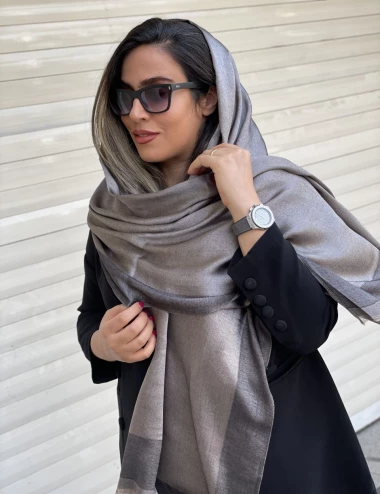 شال ژاکارد بامبو  پاییزه کد 10385