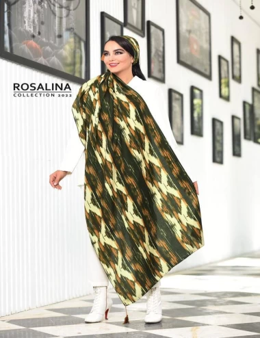شال نخی پاییزه منگوله دار عرض 75 کد 5986