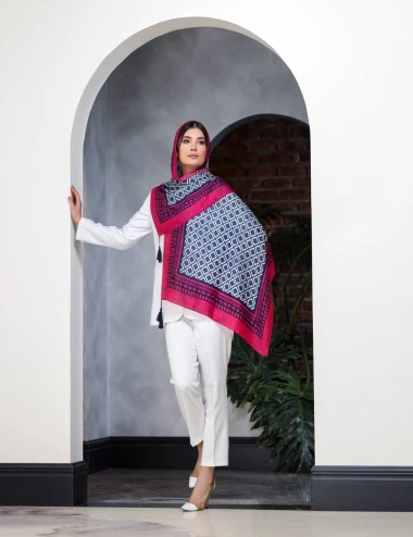شال نخی صابونی اعلا کد 8768