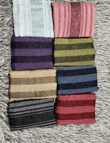 شال مخمل کبریتی دستک لمه کد 5537