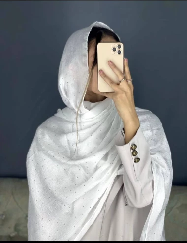 شال مجلسی شاین تمام نگین کد10557
