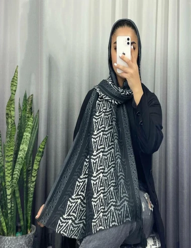 شال نخی منگولدار 0247