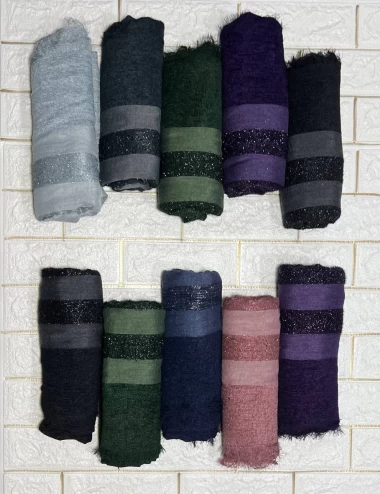 شال مخمل کبریتی دستک لمه عرض 80 کد 5858