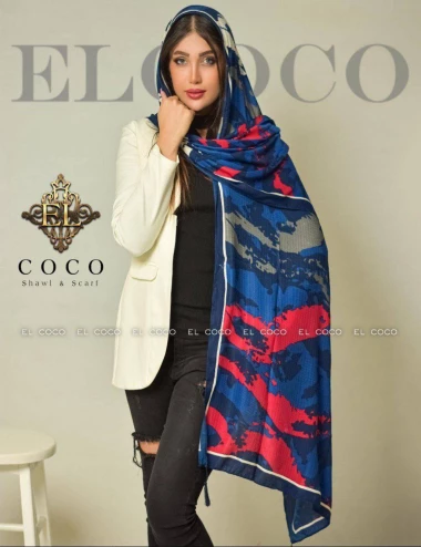 شال نخی منگوله دار کد 8789