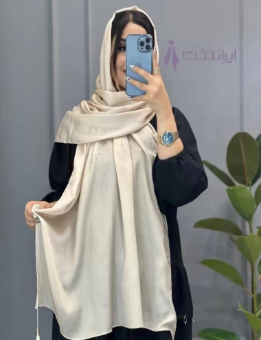 شال مجلسی شاین منگوله دار عرض 70 کد 6571