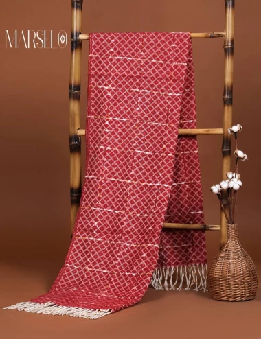 شال موهر وارداتی ریشه دار کد 10506