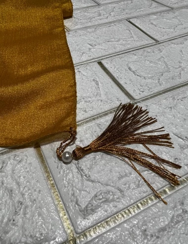 شال مجلسی شاین منگوله دار عرض 70 کد 6571