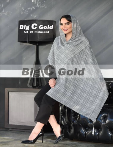 شال نخی منگوله دار کد 8787