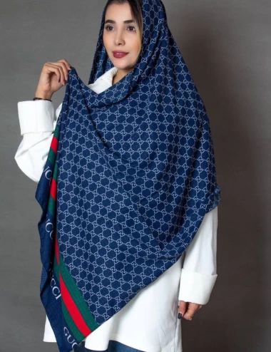 شال نخی منگوله دار عرض 75 کد 5713