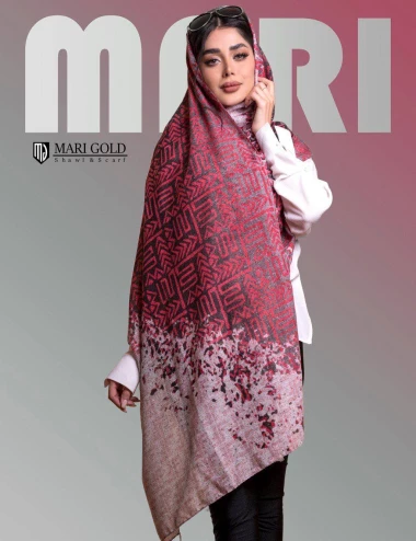 شال نخی منگوله دار رنگ سال عرض 75 کد 8392