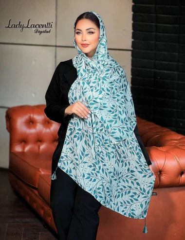 شال نخی منگوله دار کد 10315
