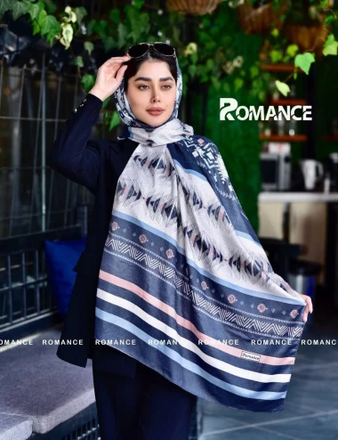 شال نخی پاییزه منگوله دار عرض 75 کد 5951