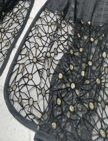 شال مجلسی حریر دستک کارشده کد 8705