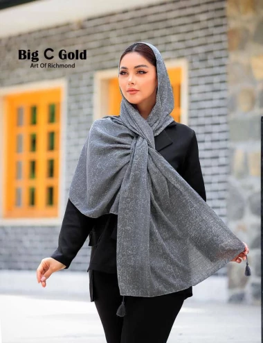 شال نخی منگوله دار کد 10323