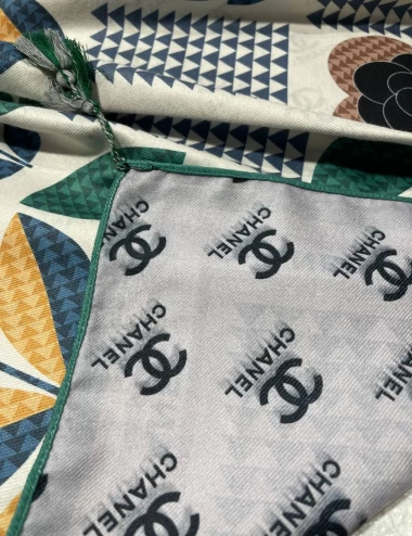 شال موهر دورو منگوله دار عرض 75 کد 5650