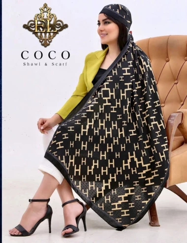شال نخی منگوله دار کد 10097