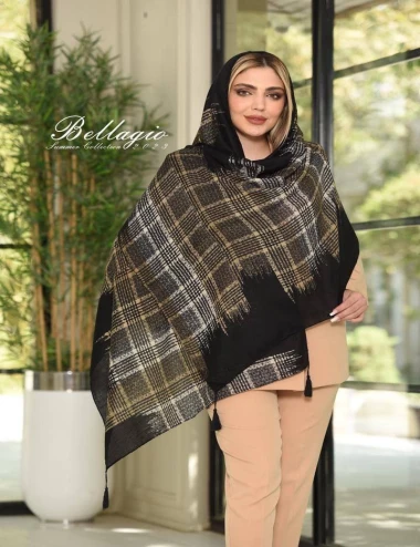 شال نخی منگوله دار کد 10280