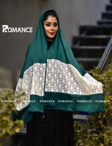 شال مجلسی شاین دستک کار شده عرض 75 کد 5382