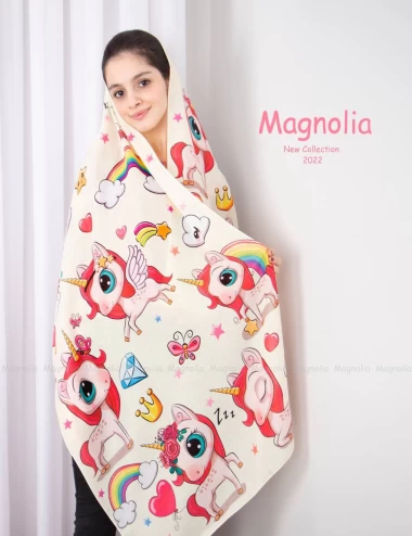 شال نخی دخترانه عرض 75 کد 0561