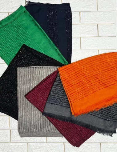 شال مخمل هایتی دستک لمه عرض 90 کد 5943