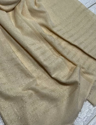 شال کبریتی لمه دار پاییزه عرض 80 کد 6578