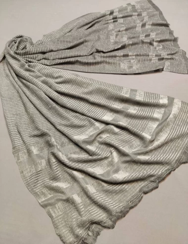شال مخمل کبریتی دستک لمه عرض 80 کد 6024