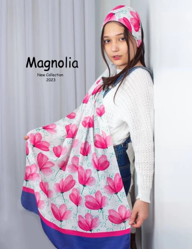 شال نخی کریستال دخترانه عرض 75 کد 8476