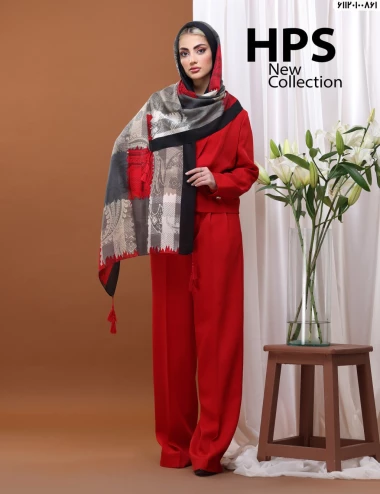 شال بلفی منگوله دار عرض 75 کد 61120100861