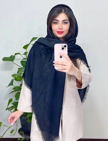 شال صابونی منگوله دار کد 61450109256