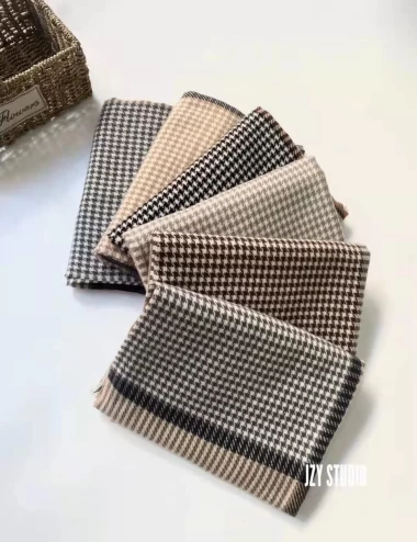 شال موهر ریشه پرزی عرض 85 کد 6216