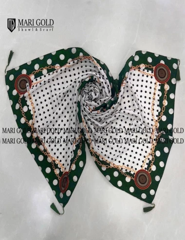 شال نخی منگوله دار عرض 75 کد 8549
