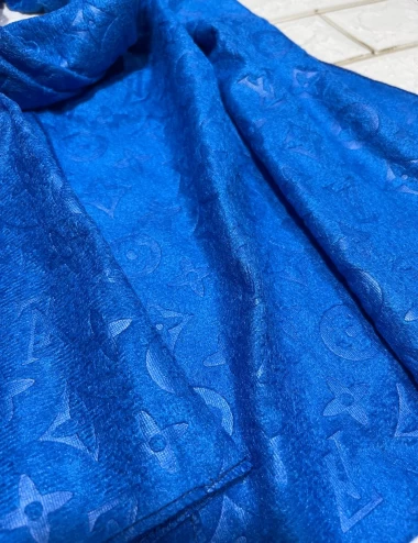 شال مخمل داغی منگوله دار عرض 75 کد 5740