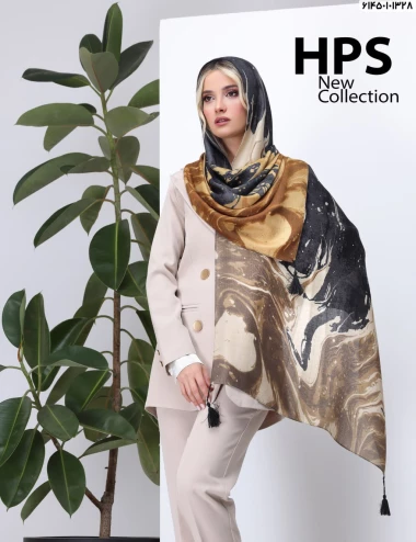 شال صابونی منگوله دار عرض 75 کد 61450101328