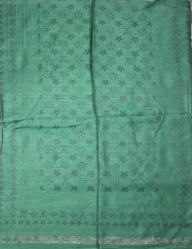 شال ژاکارد حاشیه لمه وارداتی عرض 80 کد 5971