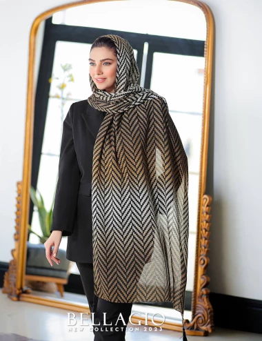 شال صابونی منگوله دار کد 8873