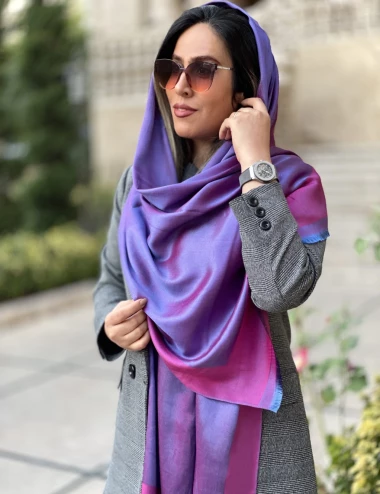 شال ژاکارد بامبو  پاییزه کد 10385