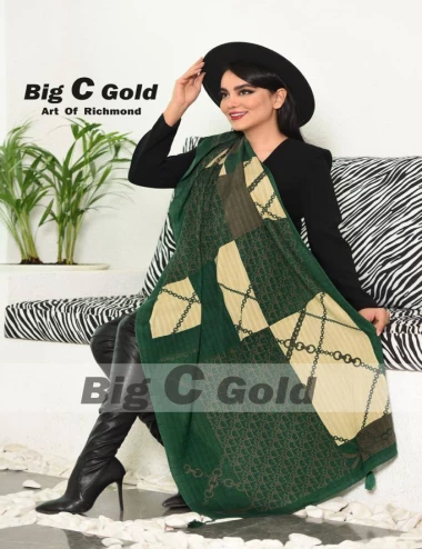 شال نخی منگوله دار عرض 75 کد 8293