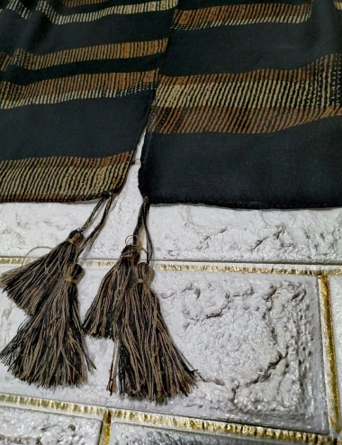 شال نخی بهاره منگوله‌دار کد 8800