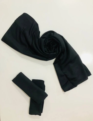 شال نخی مشکی 0666