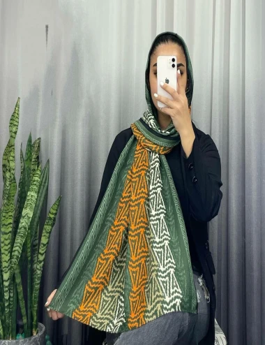 شال نخی منگولدار 0247