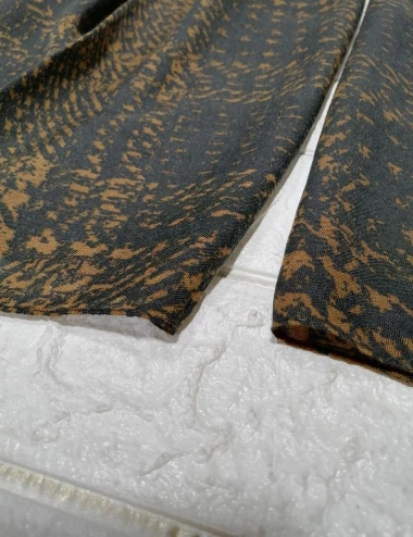 شال نخی بهاره منگوله‌دار کد 8806