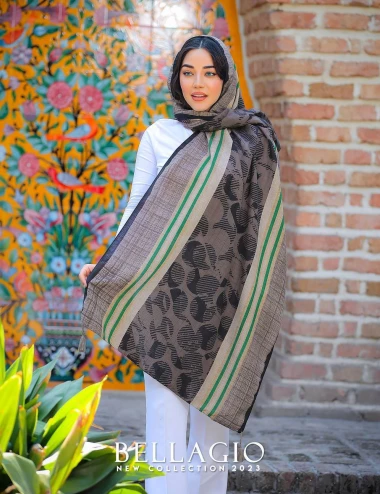 شال نخی منگوله دار کد 8708