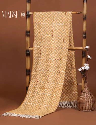 شال موهر وارداتی ریشه دار کد 10506