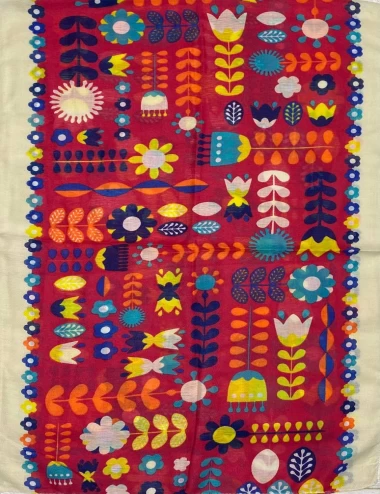 شال نخی دخترانه عرض 50 کد 8336