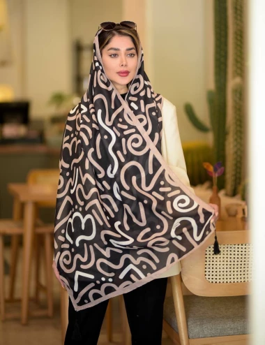شال نخی منگوله دار کد 10081
