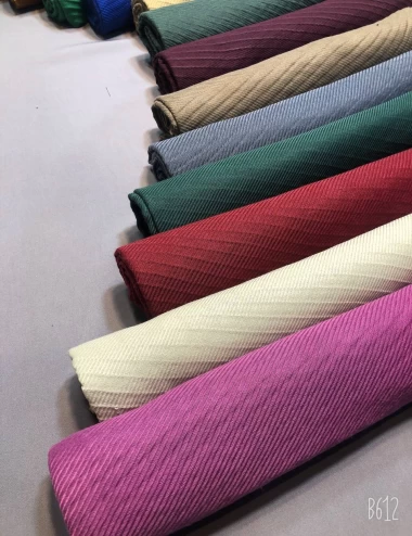 شال موهر پلیسه ساده عرض 70 کد 5797