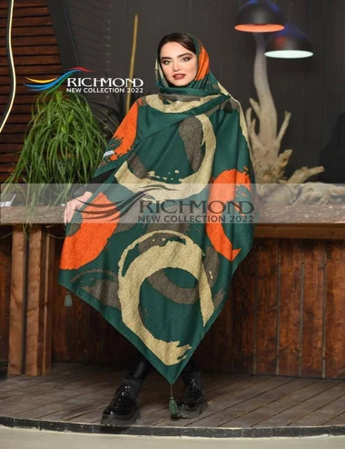 شال نخی بهاره منگوله دار 0322