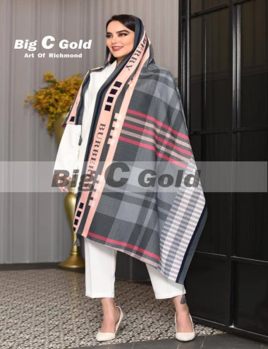 شال نخی منگوله دار کد 8770